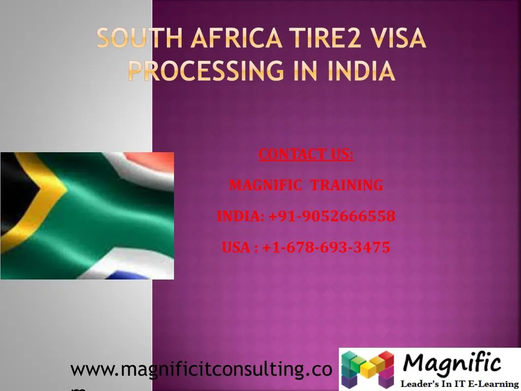 south africa tire2 visa processing in india