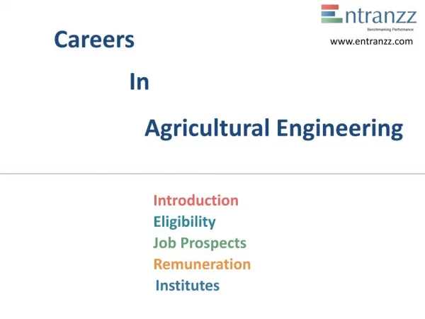 Careers In Agricultural Engineering