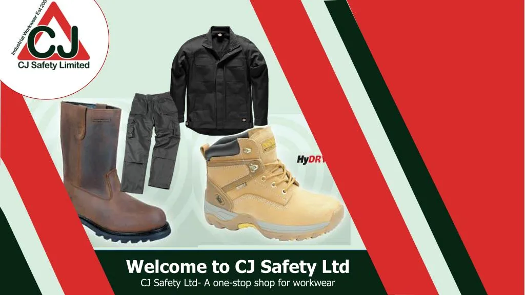 PPT Waterproof Safety Boots PowerPoint Presentation free