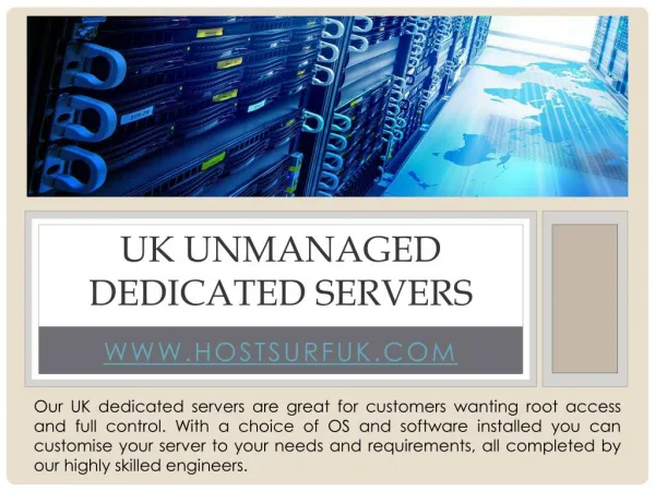 uk unmanaged dedicated servers