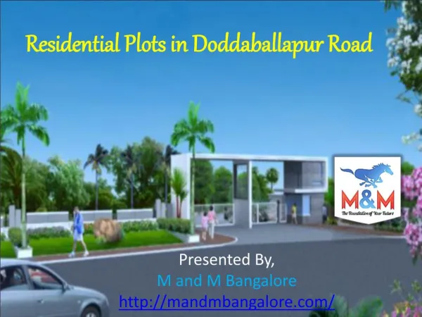 Residential Plots in Doddaballapur Road