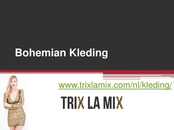 Bohemian Kleding - www.trixlamix.com