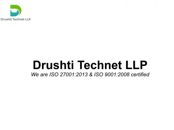 Drushti Technet LLP | Managed Hosting