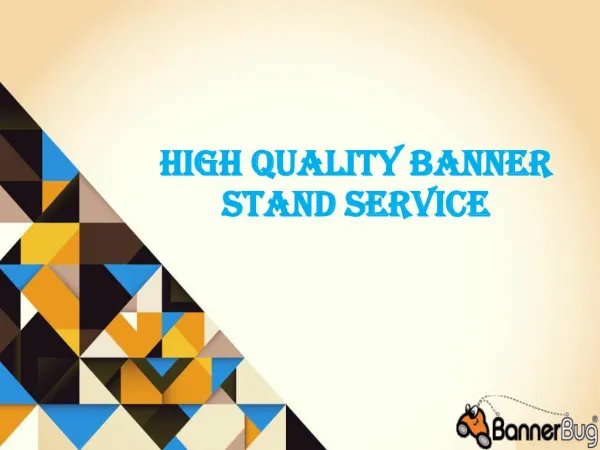 High Quality Banner Stand Service