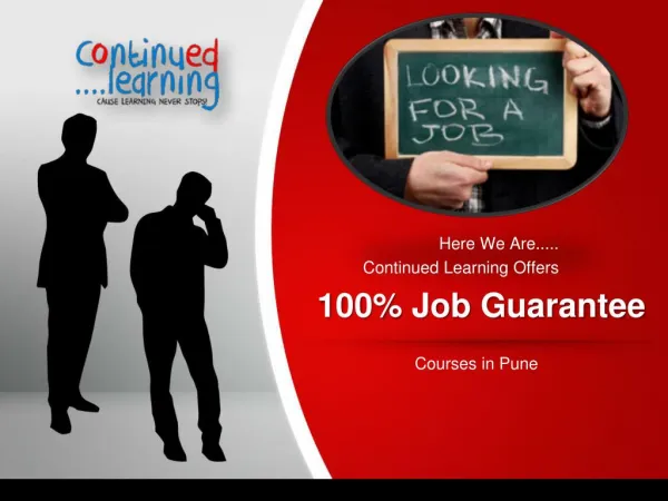 100% Job Guarantee courses in pune