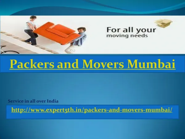 Expert5th Packers and Movers in Mumbai - Competitive rates Services