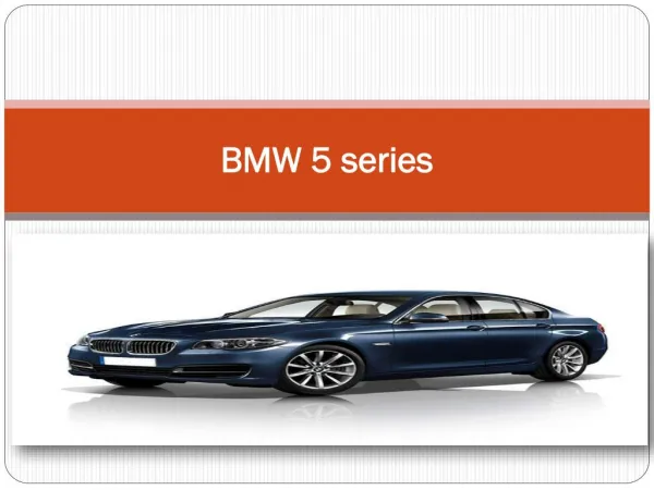 BMW 5 series