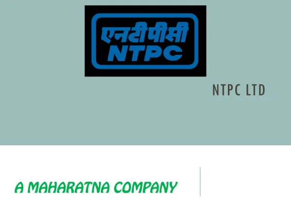 NTPC LTD.