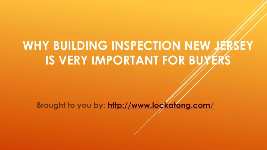 why building inspection new jersey is very important for buyers