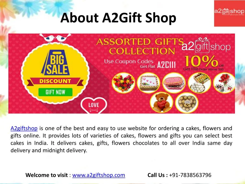 about a2gift shop