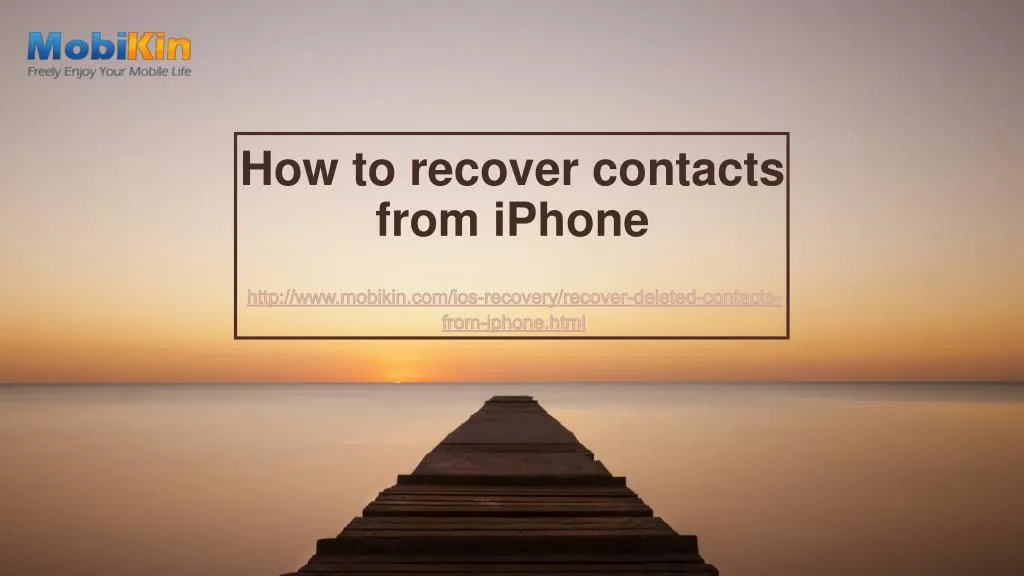 how to recover contacts from iphone