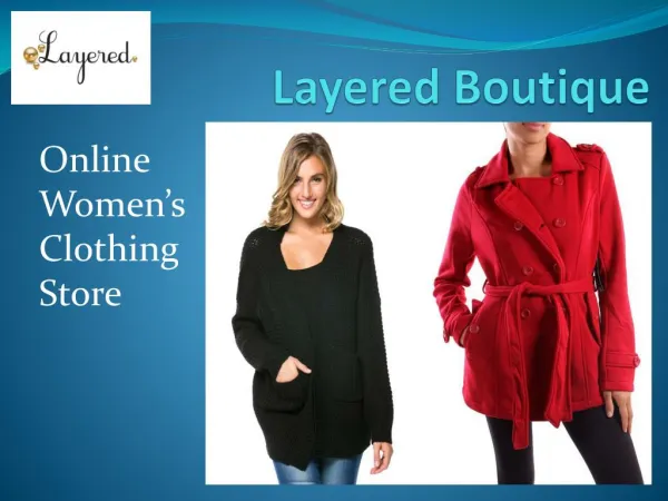 Women Winter Collection by Layered Boutique