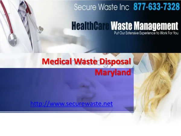 Medical waste disposal