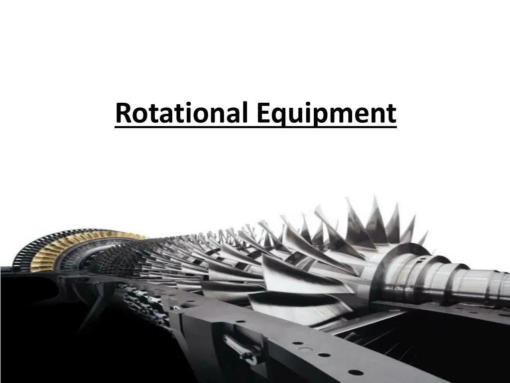 rotational equipment