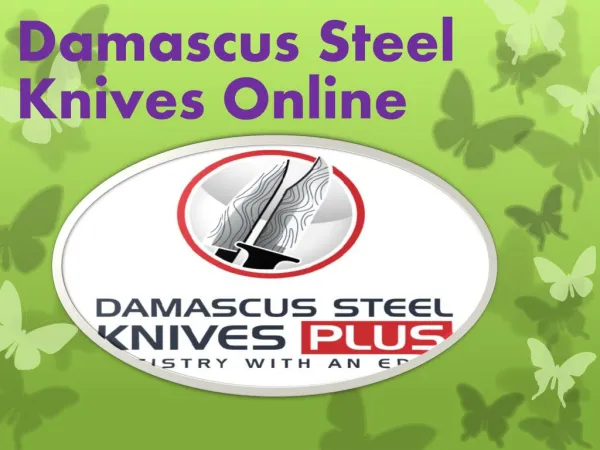Damascus Steel Knives Online