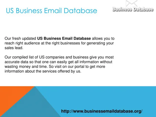 US Business Email Database