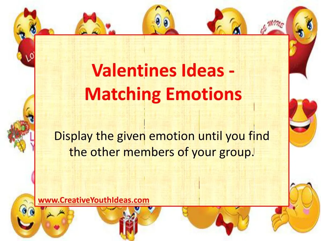 valentines ideas matching emotions