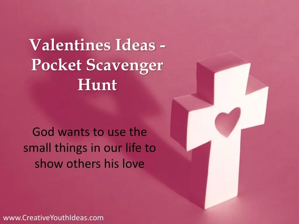valentines ideas pocket scavenger hunt