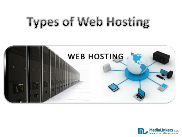 Types of Web Hosting by Medialinkers