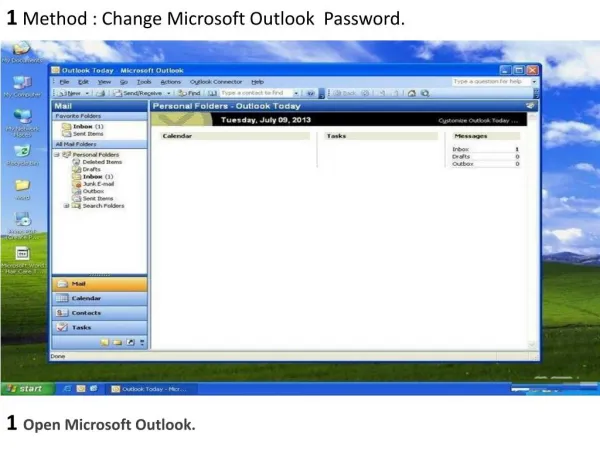 How to Change Microsoft Outlook(Hotmail) password?