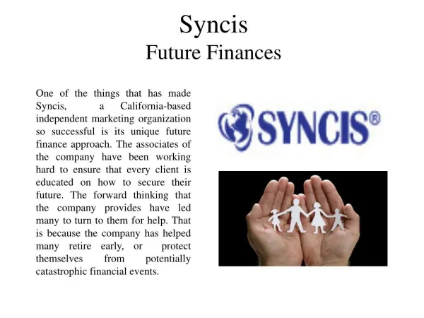 Syncis Future Finances