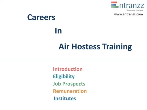 Careers In Air Hostess Training