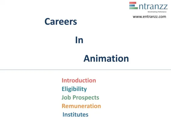 Careers In Animation
