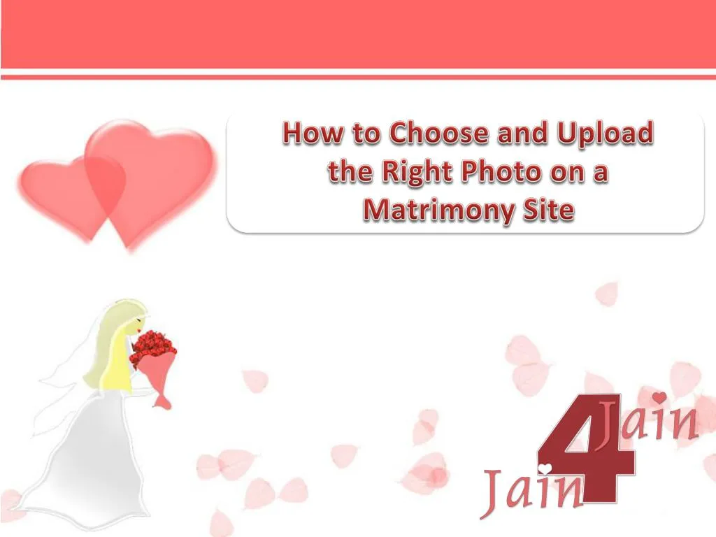 how to choose and upload the right photo on a matrimony site