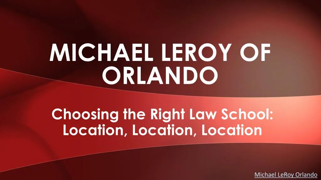 michael leroy of orlando