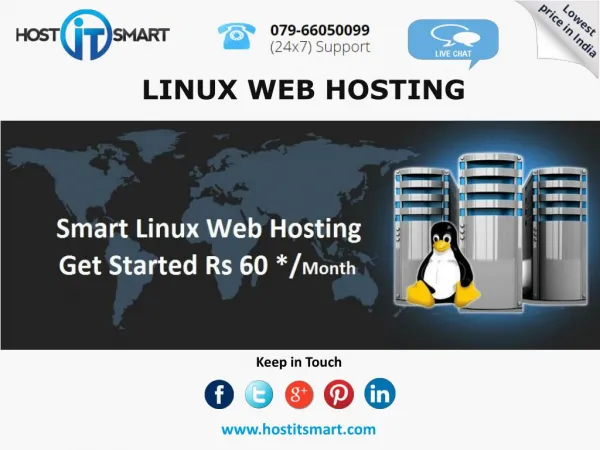 Get Affordable Linux Web Hosting Plan Starts from 60 Rs/Month