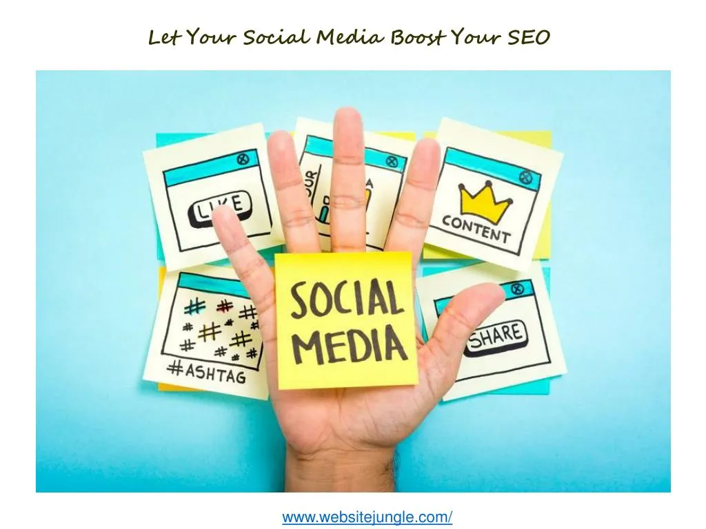 let your social media boost your seo