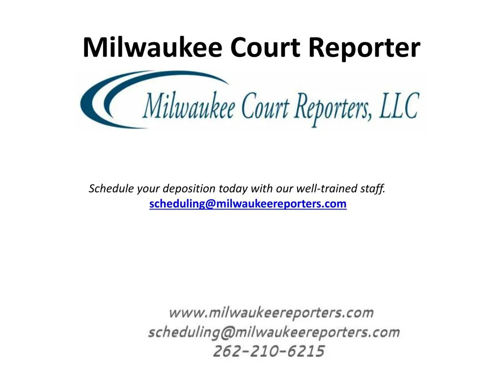 milwaukee court reporter