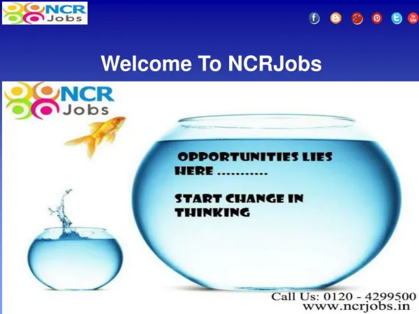 NCR Jobs for Freshers
