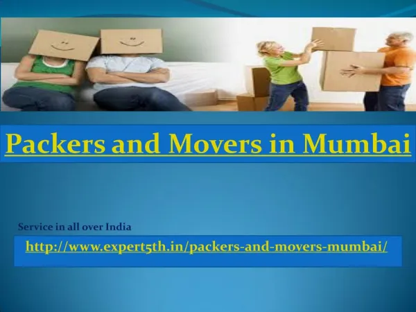 Expert5th Packers and Movers in Mumbai High Quality Movers, Reliable and Fast!
