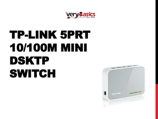 TP-Link 5prt 10100M mini Dsktp Switch