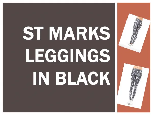 St Marks Leggings in Black