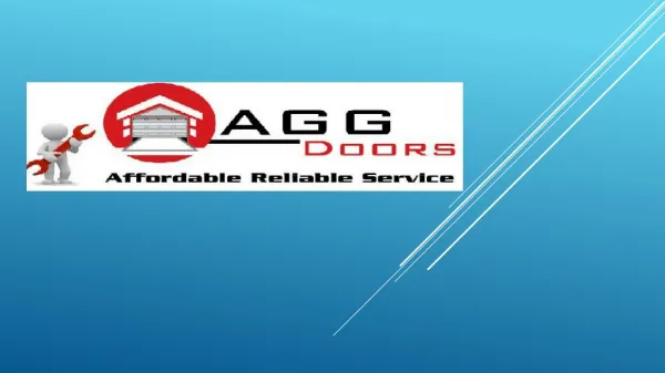 GARAGE DOOR REPAIRS IN MELBOURNE:providing quality, reliable, services