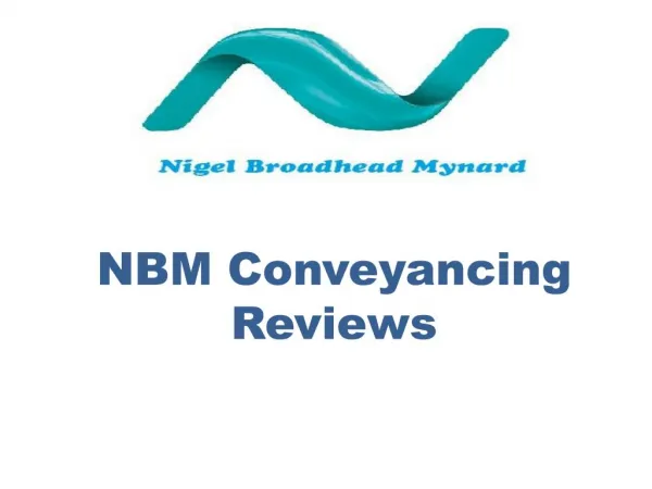 NBM Conveyancing Reviews