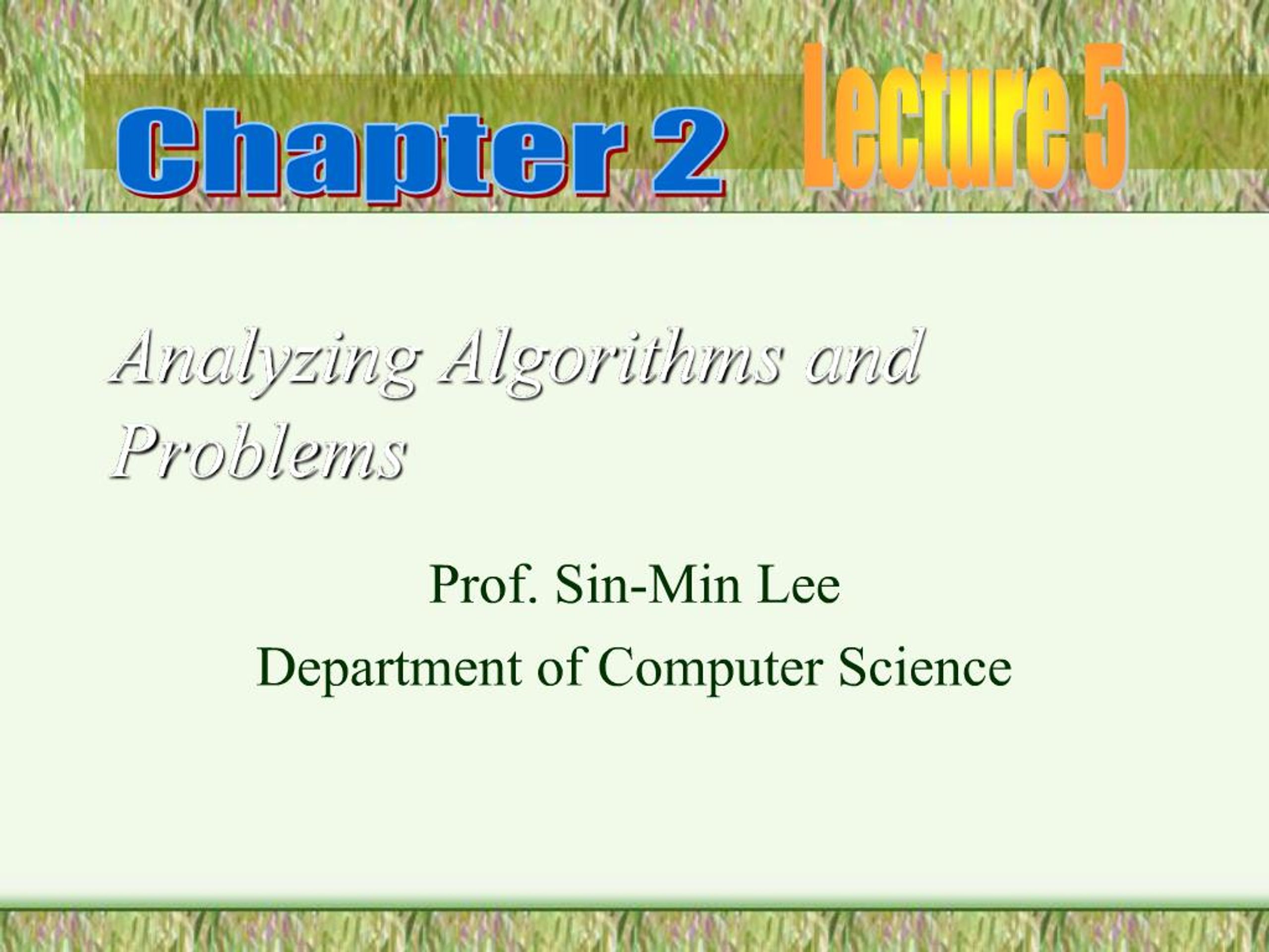 PPT - Analyzing Algorithms and Problems PowerPoint Presentation, free ...
