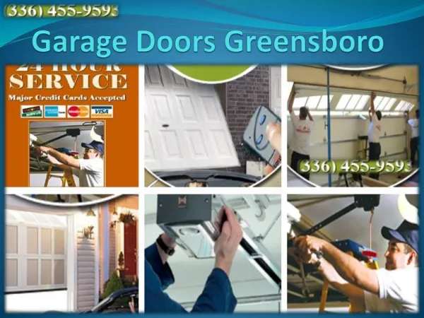 Springs Repair - Garage Doors Service in Greensboro