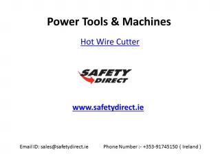 Hot Wire Cutter in Ireland at SafetyDirect - slide 1