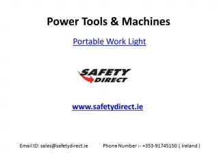 Portable Work Light in Ireland are at SafetyDirect.ie - slide 1
