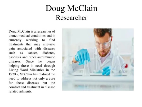 Doug McClain Researcher