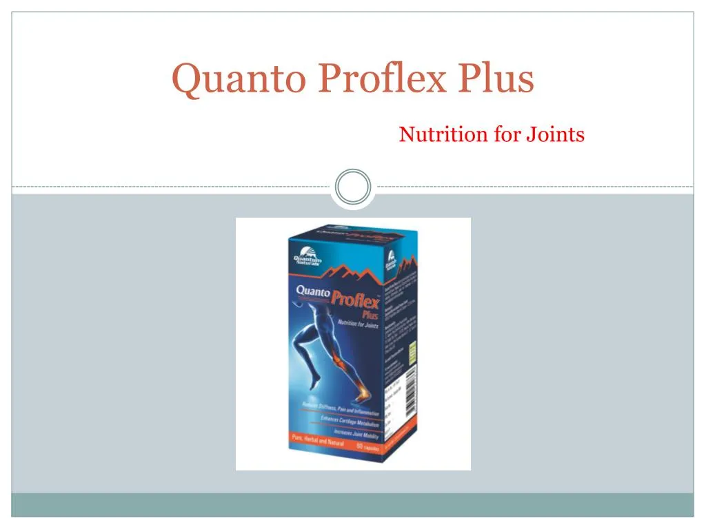 quanto proflex plus nutrition for joints