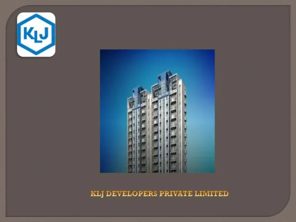 KLJ Developers in Faridabad