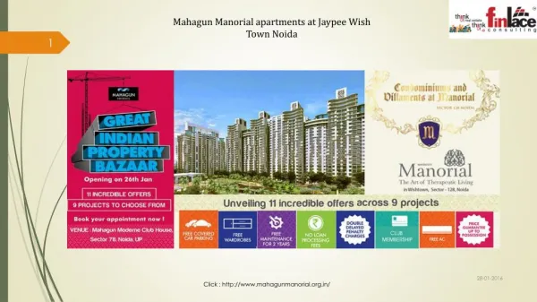 Mahagun Manorial Apartments/Villas in Sector 128, Noida