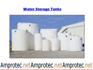 Water Storage Tanks