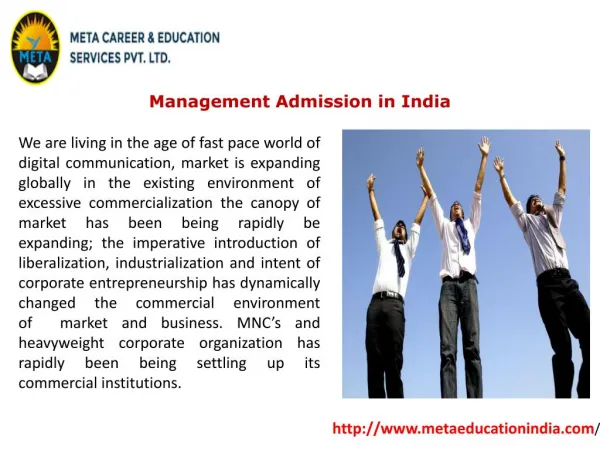 Management admission in India