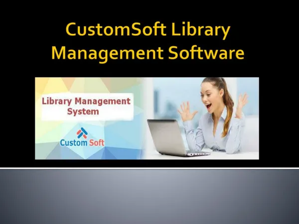 CustomSoft Library Management System