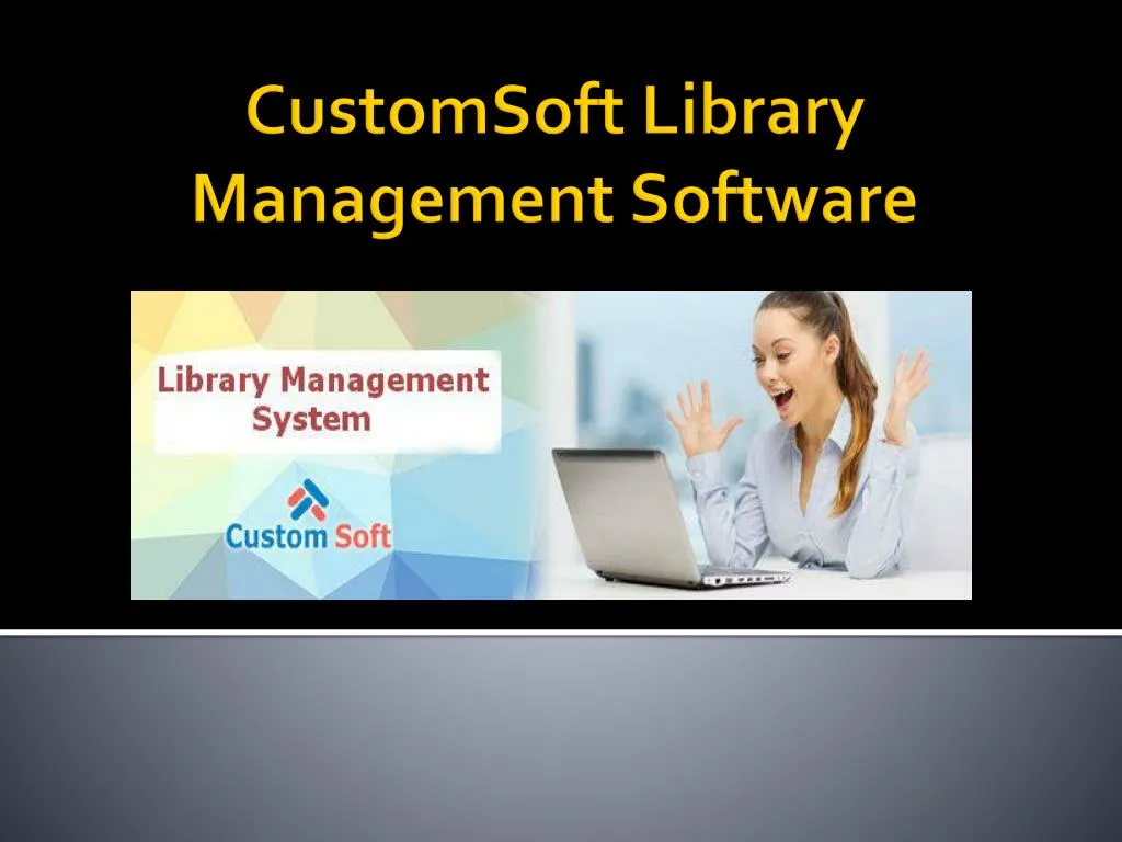 customsoft library management software